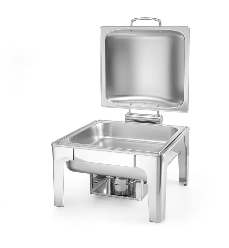 HENDI Chafing Dish GN 2 / 3 – satiniert – Profi Line – 6 l – 395 × 430 × 290 mm