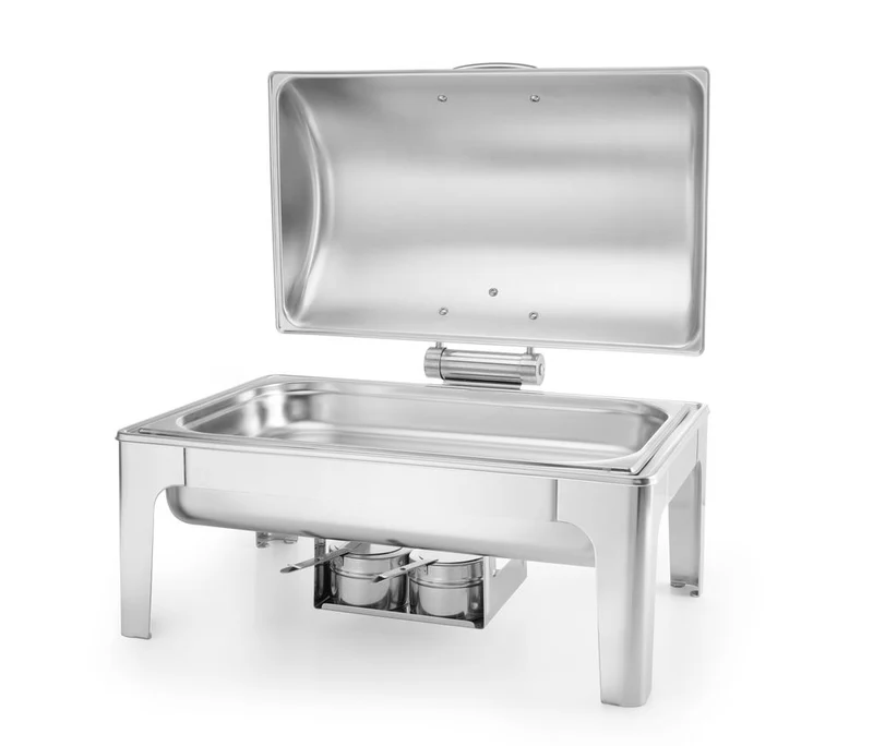 HENDI Chafing Dish GN 1 / 1 – Spiegelglanz – Profi Line – 9 l – 570 × 405 × 320 mm