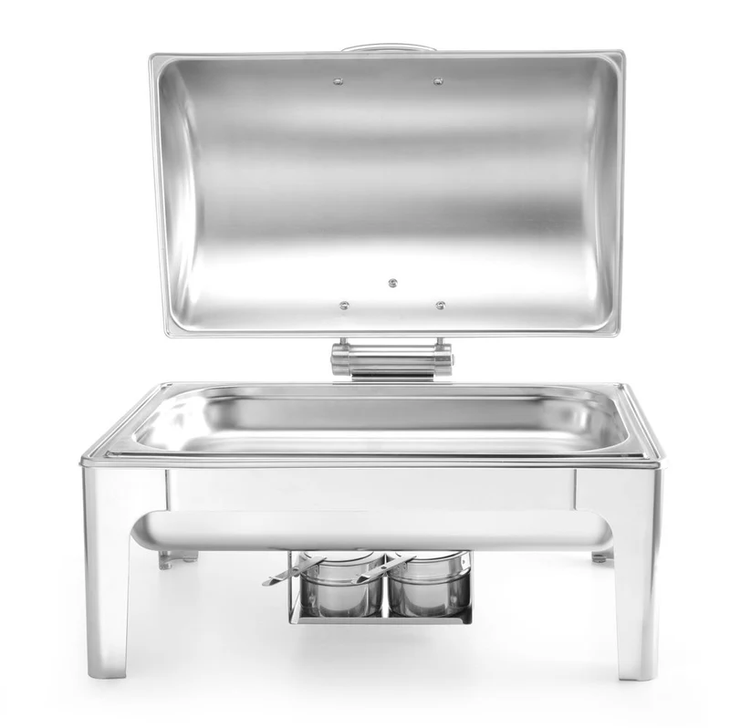 HENDI Chafing Dish GN 1 / 1 – Spiegelglanz – Profi Line – 9 l – 570 × 405 × 320 mm
