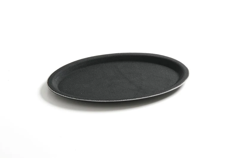 HENDI Serviertablett rutschfest – oval – 160 × 230 mm