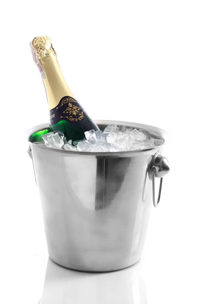 BarUp Champagnerkühler – 3,3 l – Silber – Ø 220 × H 190 mm