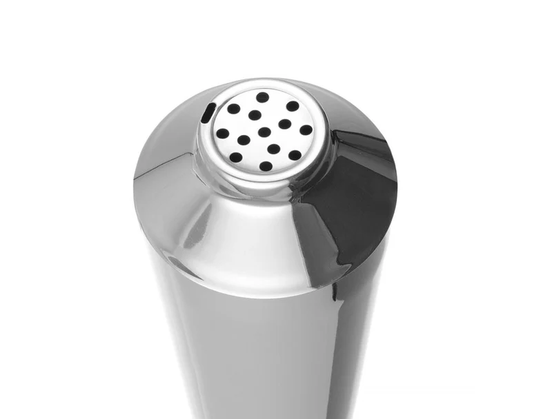 BarUp Cobbler Shaker – 3-teilig – 0,75 l – Silber – Ø 90 × H 255 mm