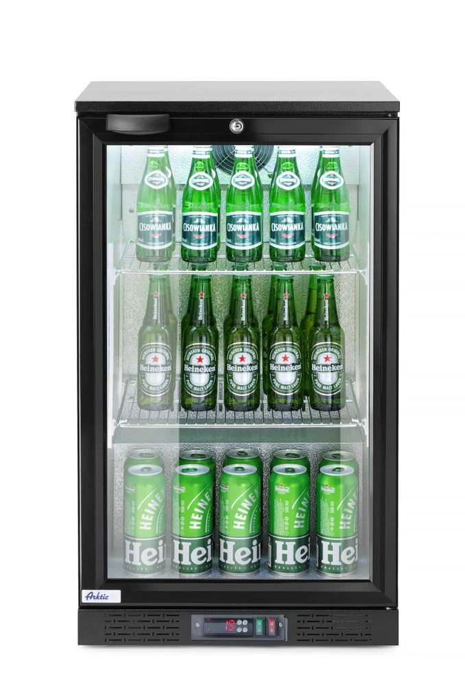 Arktic Kühlschrank hinten mit einer Tür – 86 l – Schwarz – 230 V / 120 W – 500 × 530 × 865 mm