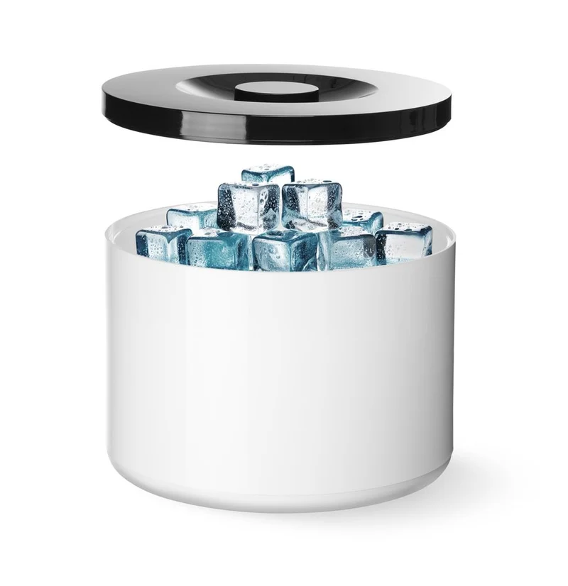 BarUp Eiskübel – 10 l – Weiß – Ø 292 × H 220 mm