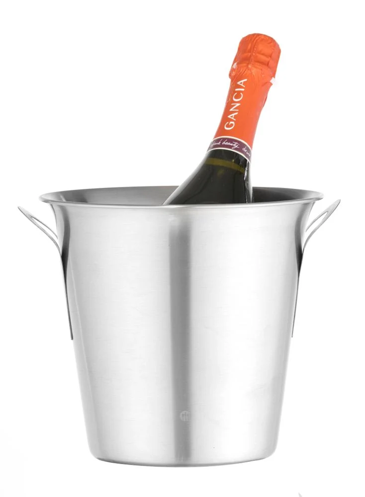 BarUp Champagnerkühler – 3,5 l – Silber – Ø 210 × H 210 mm
