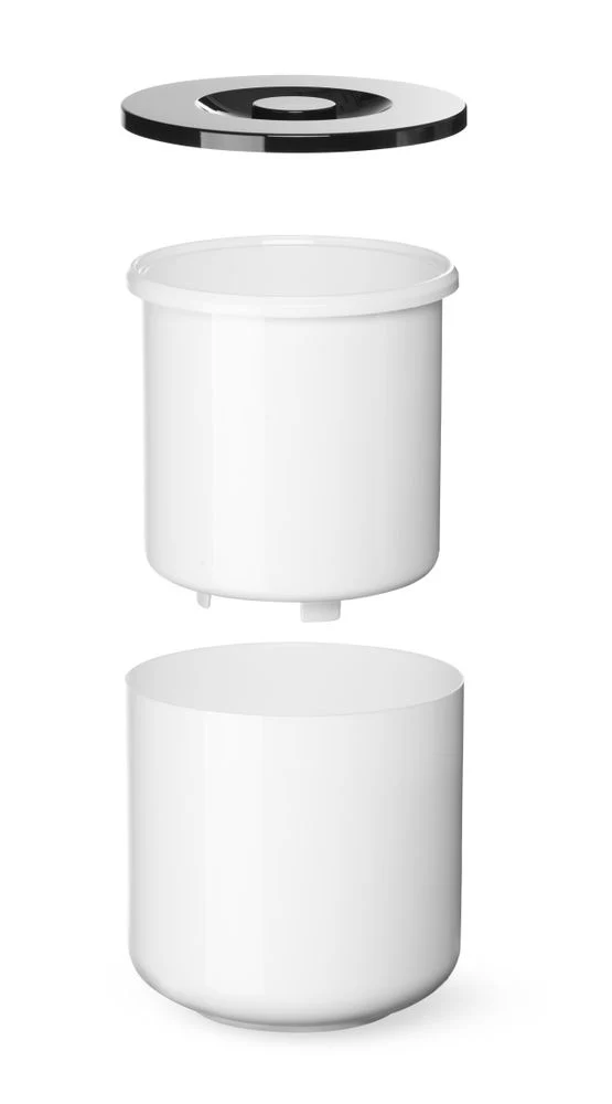 BarUp Eiskübel – 5 l – Weiß – Ø 190 × H 200 mm