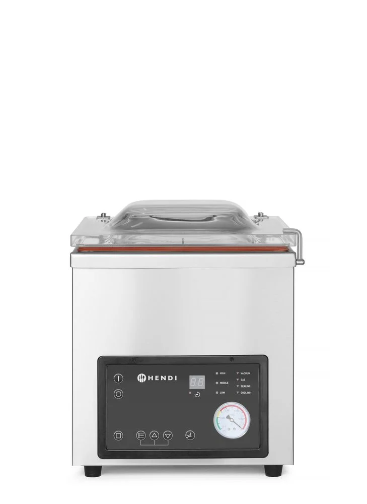 HENDI Vakuumkammer-Verpackungsmaschine Profi Line – Profi Line – Dichtungsband: 350 mm – 230 V / 750 W – 450 × 555 × 480 mm