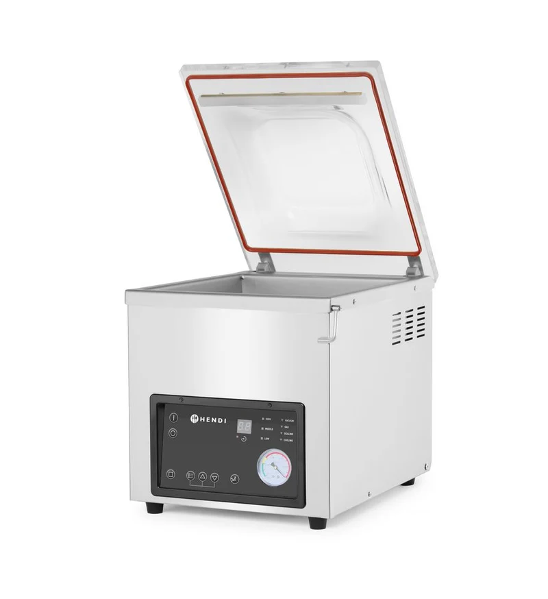 HENDI Vakuumkammer-Verpackungsmaschine Profi Line – Profi Line – Dichtungsband: 350 mm – 230 V / 750 W – 450 × 555 × 480 mm