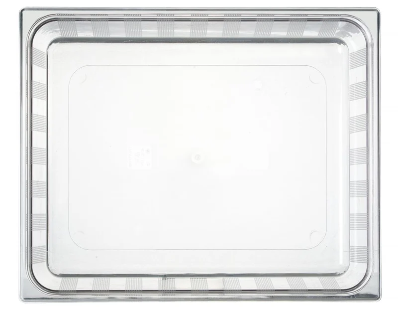 HENDI Gastronorm-Behälter 2 / 1 – GN 2 / 1 – 58 l – Transparent – 650 × 530 × 200 mm