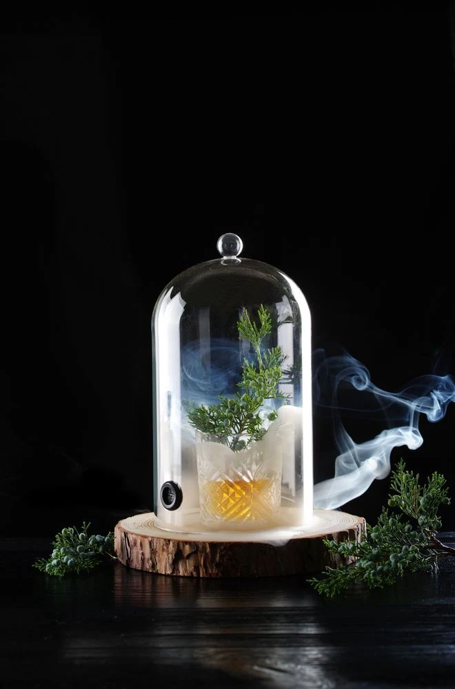 HENDI Glasglosche mit Lüftungsöffnung – Cocktail-Glosche – Ø 130 × H 282 mm