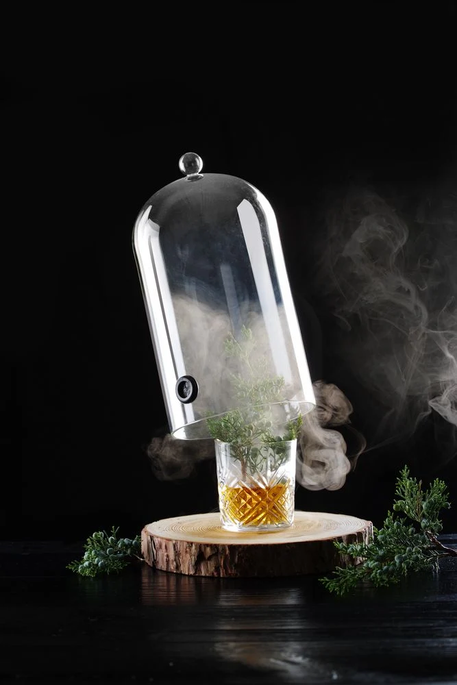 HENDI Glasglosche mit Lüftungsöffnung – Cocktail-Glosche – Ø 130 × H 282 mm