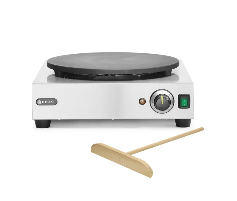 HENDI Crêpe-Platte – 230 V / 3000 W – 458 × 520 × 165 mm