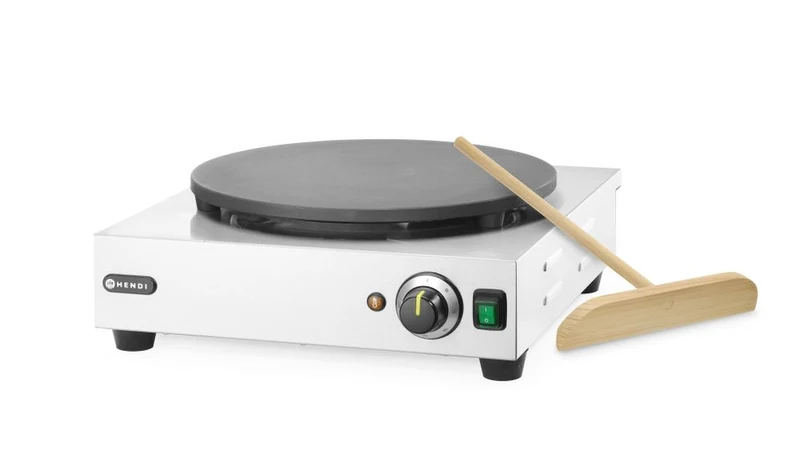 HENDI Crêpe-Platte – 230 V / 3000 W – 458 × 520 × 165 mm