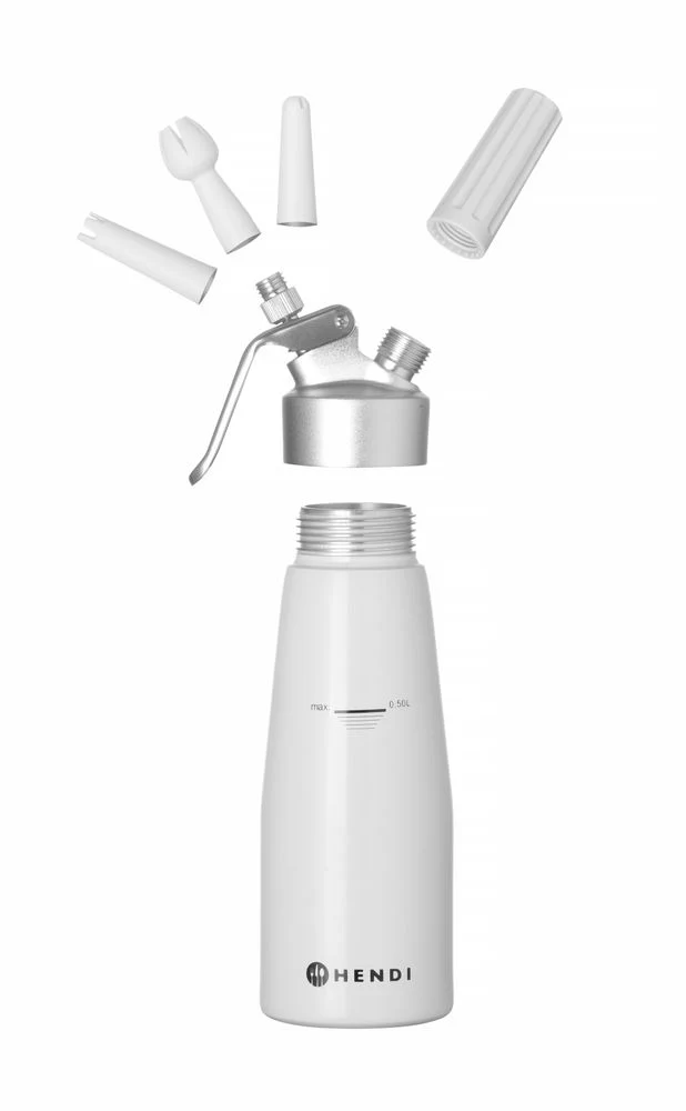 HENDI Sahnespender – Kitchen Line – 0,5 l – Ø 80 × H 260 mm