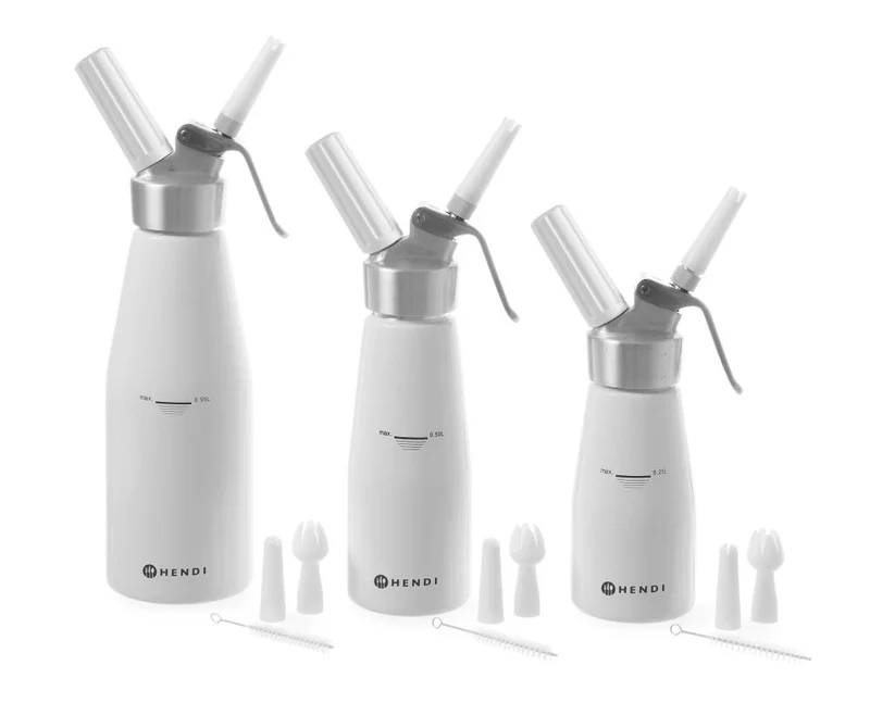HENDI Sahnespender – Kitchen Line – 0,25 l – Ø 80 × H 200 mm