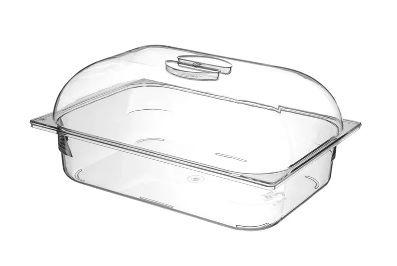 HENDI Eiscreme-Behälter Polycarbonat – 5 l – Transparent – 360 × 250 × 80 mm