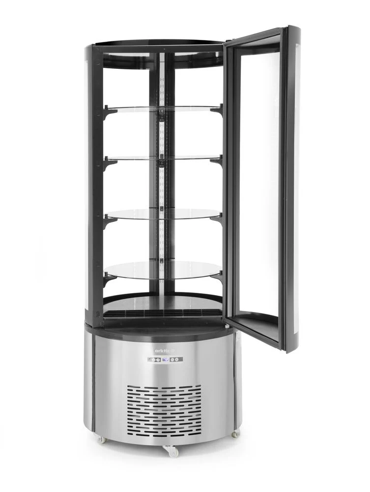 Arktic Kuchenvitrine – rund 360 l – 230 V / 460 W – Ø 680 × H 1755 mm