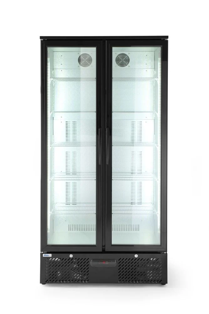 Arktic Kühlschrank mit doppelter Tür auf der Rückseite – 384 l – Schwarz – 230 V / 365 W – 940 × 635 × 1983 mm