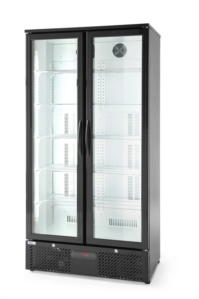 Arktic Kühlschrank mit doppelter Tür auf der Rückseite – 384 l – Schwarz – 230 V / 365 W – 940 × 635 × 1983 mm