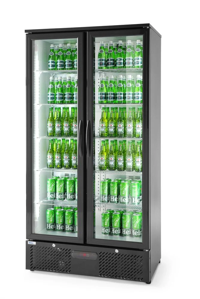 Arktic Kühlschrank mit doppelter Tür auf der Rückseite – 384 l – Schwarz – 230 V / 365 W – 940 × 635 × 1983 mm