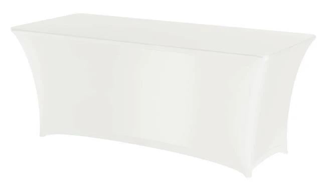 HENDI Tischhusse – rechteckig – Kitchen Line – 810910 + 810897 – Weiß – 1830 × 760 × 730 mm