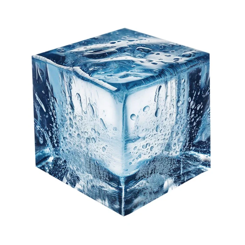 BarUp Eiswürfelform – XL-Würfel – Blau – 170 × 110 × 52 mm