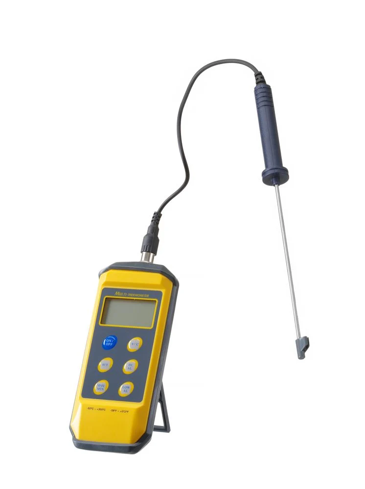 HENDI Thermometer mit Digitalanzeige und Stiftsonde – 195 × 85 × 45 mm