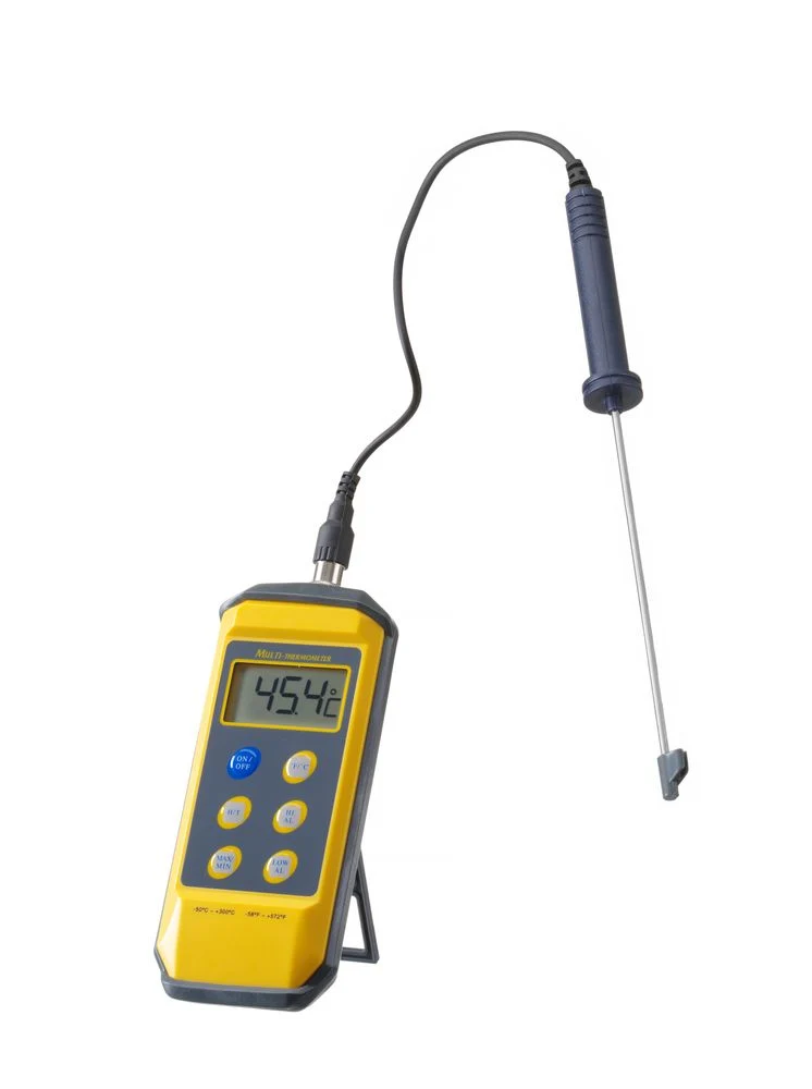 HENDI Thermometer mit Digitalanzeige und Stiftsonde – 195 × 85 × 45 mm