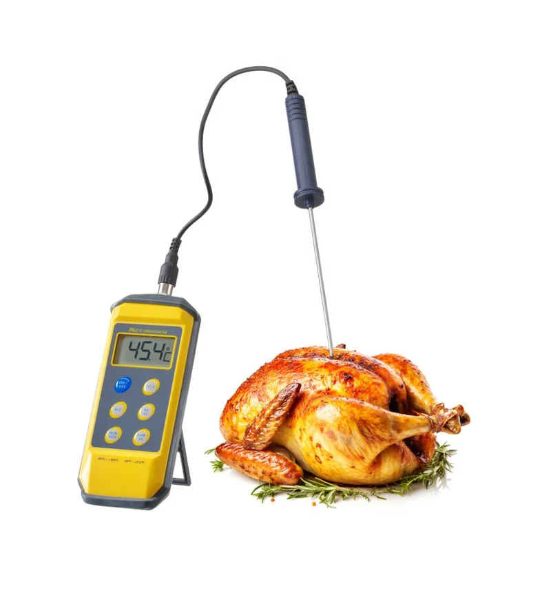 HENDI Thermometer mit Digitalanzeige und Stiftsonde – 195 × 85 × 45 mm