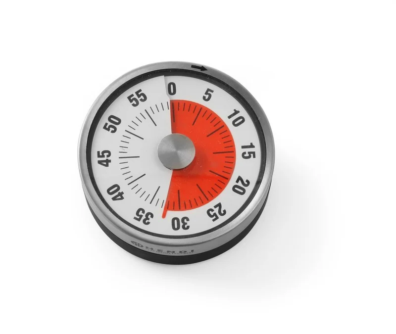 HENDI Analoge Küchenuhr – Ø 80 × H 30 mm