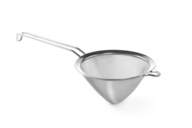 HENDI Spitzsieb – feinmaschig – 415 × 160 × 105 mm