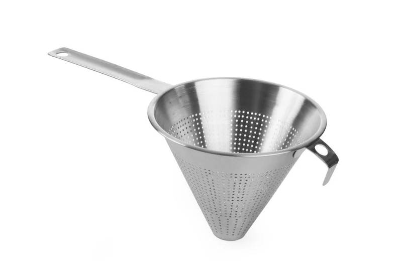 HENDI Spitzsieb mit Randhalterung – 380 × 180 × 150 mm