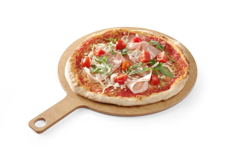 HENDI Pizzabrett mit Griff – Ø 305 × H 6 mm
