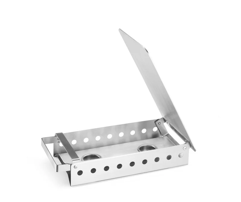 HENDI Speisenwärmer mit 2 Teelichthaltern – 330 × 180 × 65 mm