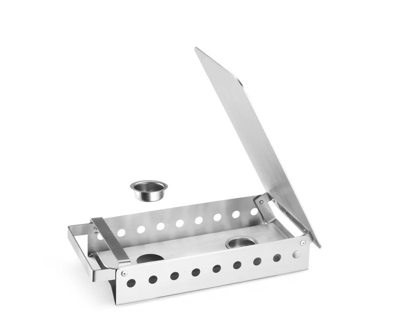 HENDI Speisenwärmer mit 2 Teelichthaltern – 330 × 180 × 65 mm