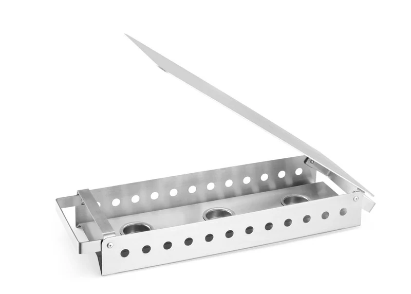 HENDI Speisenwärmer mit 3 Teelichthaltern – 450 × 180 × 65 mm