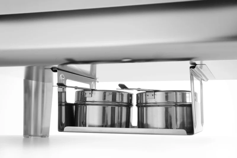 HENDI Chafing Dish GN 1 / 1 – satiniert – Profi Line – 9 l – 570 × 430 × 290 mm