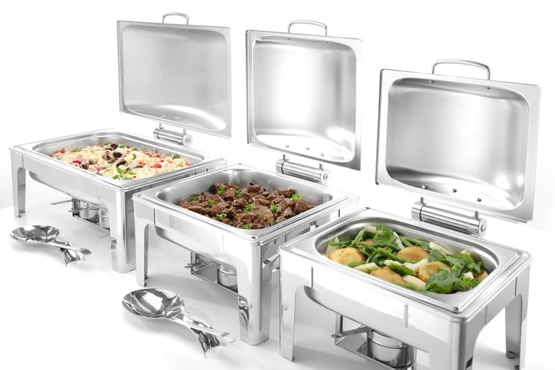 HENDI Chafing Dish GN 1 / 1 – satiniert – Profi Line – 9 l – 570 × 430 × 290 mm