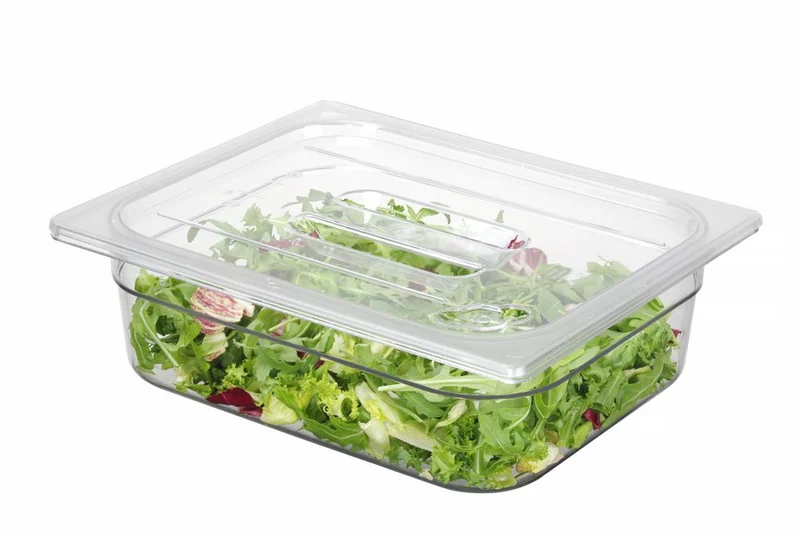 HENDI Gastronorm-Behälter 1 / 2 – Profi Line – GN 1 / 2 – 6,5 l – Transparent – 325 × 265 × 100 mm