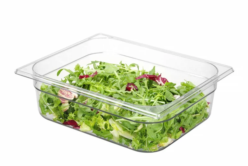 HENDI Gastronorm-Behälter 1 / 2 – Profi Line – GN 1 / 2 – 6,5 l – Transparent – 325 × 265 × 100 mm