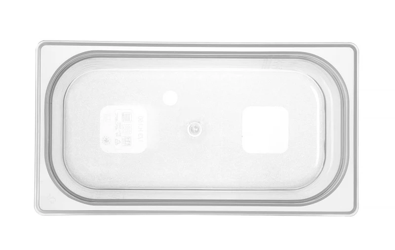 HENDI Gastronorm-Behälter 1 / 3 – GN 1 / 3 – 2,5 l – Transparent – 325 × 176 × 65 mm
