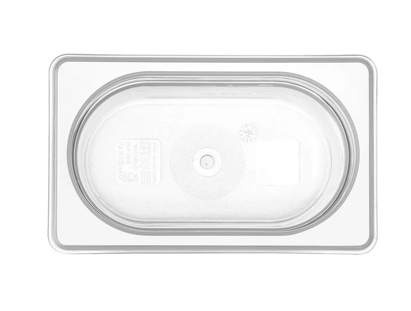 HENDI Gastronorm-Behälter 1 / 9 – Profi Line – 1,0 – GN 1 / 9 – 0,75 l – Transparent – 176 × 108 × 100 mm