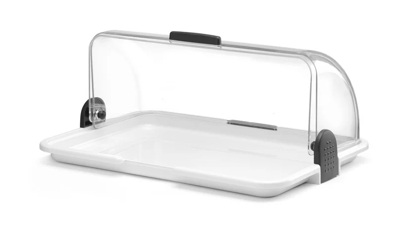 HENDI Rolltop-Display – Weiß – 465 × 315 × 195 mm – Rechteckig