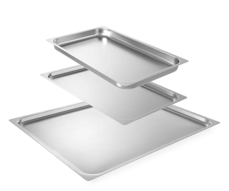HENDI Gastronorm-Backblech Profi Line GN 2 / 1 – Profi Line – GN 2 / 1 – 650 × 530 × 20 mm