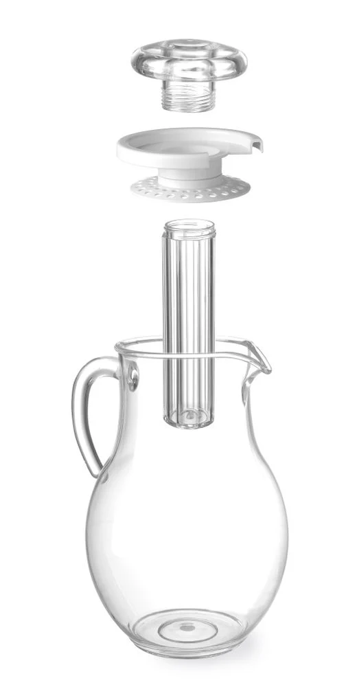 HENDI Krug mit Eiswürfelkühlung – 3 l – Ø 170 × H 285 mm
