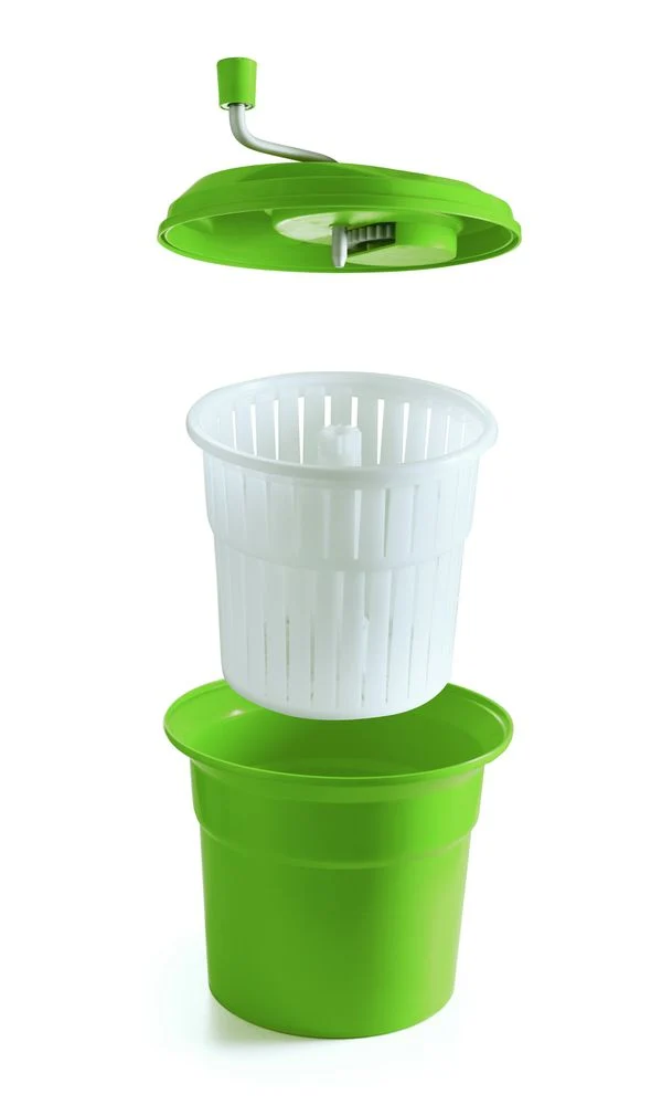 HENDI Salatschleuder – 12 l – Grün – Ø 335 × H 430 mm