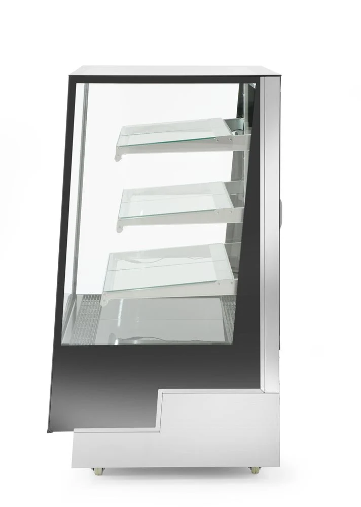 Arktic Kühlvitrine mit 3 geneigten Regalen – 230 V / 480 W – 833 × 650 × 1460 mm