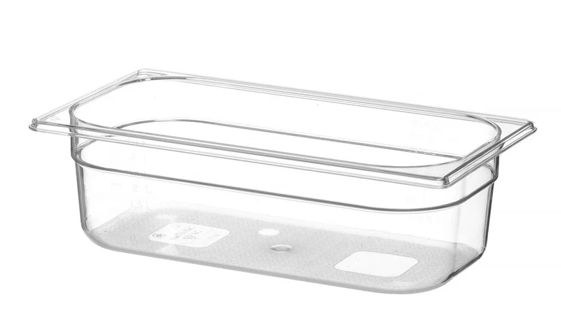 HENDI Gastronorm-Behälter 1 / 3 – Profi Line – GN 1 / 3 – 4 l – Transparent – 325 × 176 × 100 mm