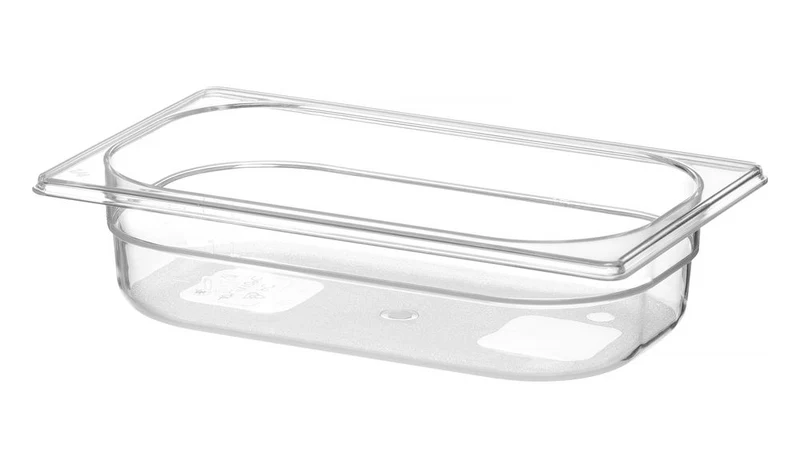 HENDI Gastronorm-Behälter 1 / 4 – Profi Line – GN 1 / 4 – 1,8 l – Transparent – 265 × 162 × 65 mm