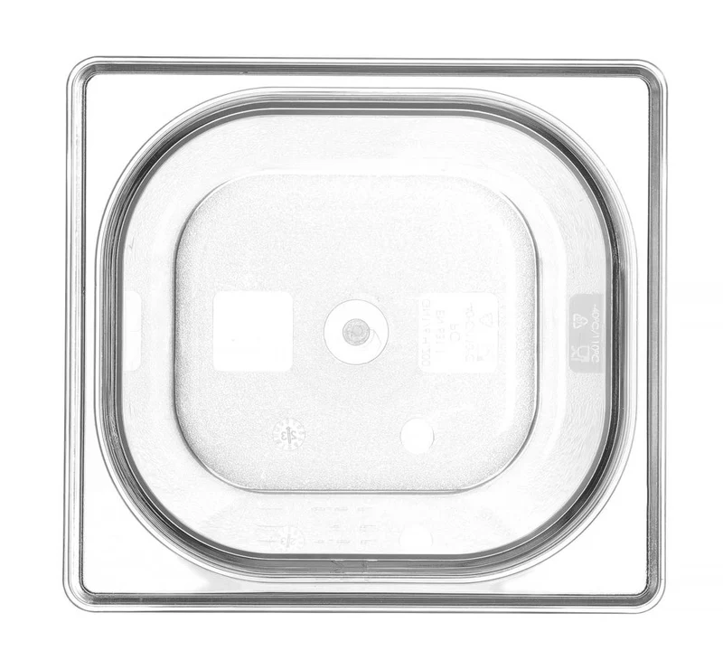 HENDI Gastronorm-Behälter 1 / 6 – Profi Line – GN 1 / 6 – 3,4 l – Transparent – 176 × 162 × 200 mm